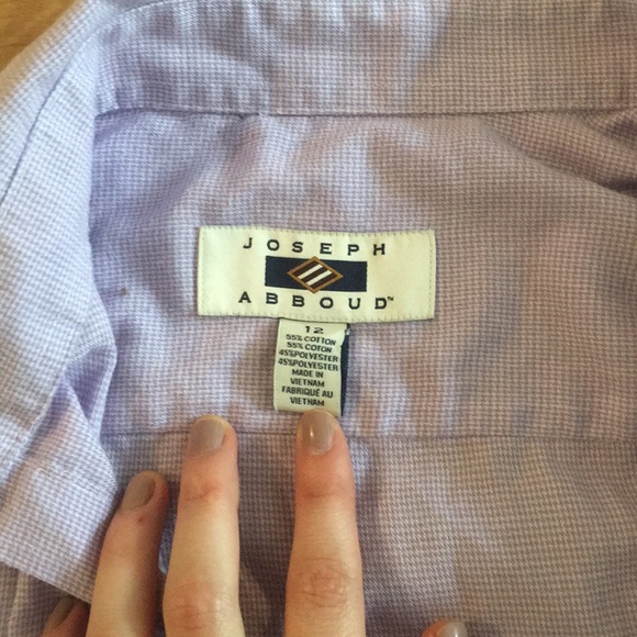 💛Little Boys Purple Dress Shirt - Picture 3 of 3